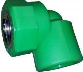 1" x 3/4" PPR Male and Female Elbow