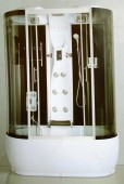 Dual Shower Room with Built-in Jacuzzi Tub – Without Steam