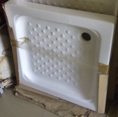 700 x 700mm Ceramic Shower Tray – Square Bathroom Base