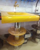 Dining and Living Room Wash Hand Basin and Cabinet with Basin Mixer