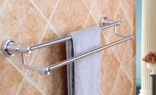 2-Steps Long Towel Rail – Wall Mounted Stainless Steel Bathroom Hanger