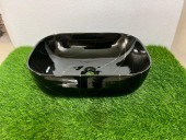 Ceramic Gold Strip Black Wash Basin for Bathroom Counter To