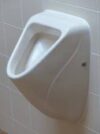 Compact Manual Ceramic Urinal Bowl for Small Bathrooms