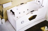 Basic Home Jacuzzi Bathtub with Dual Jet System