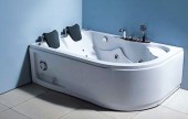 Left-Handed Massage Bathtub with Jets & Ergonomic Support