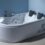 Right-Side Massage Jacuzzi Bathtub with Jets & Headrest