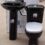 Burdington Designer Water Closet System (Black)
