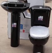 Burdington Designer Water Closet System (Black)