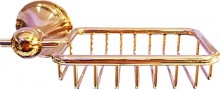 Gold Wall-Mounted Basket Soap Holder – Luxury Finish