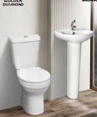 Golden Diamond Water Closet Set