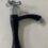 Frakem Plastic Wash Basin Tap with Star Chrome Control (Black)